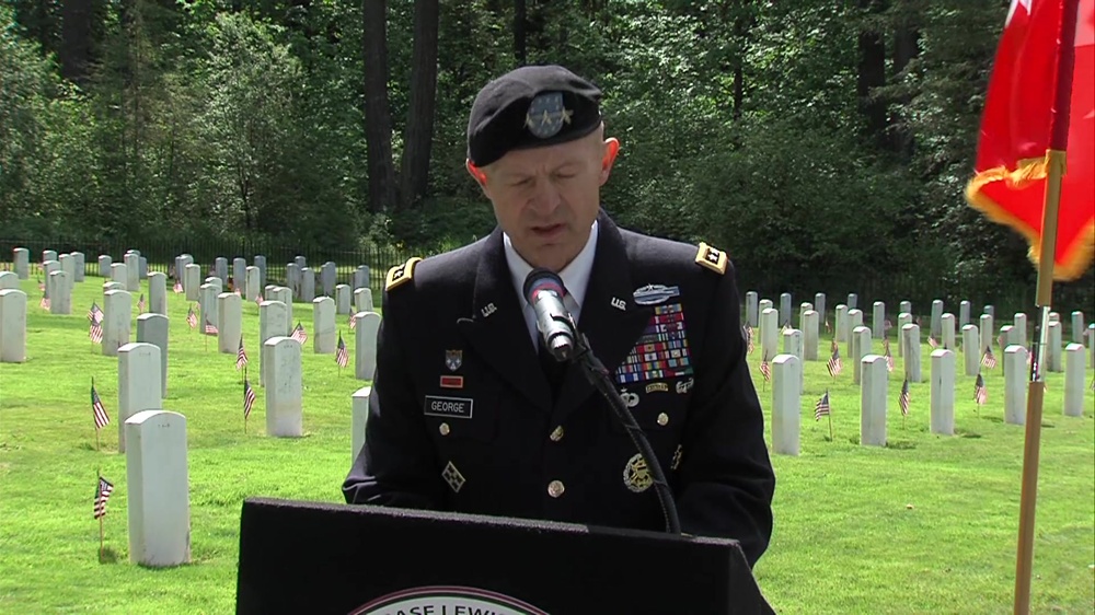 DVIDS Video JBLM Memorial Day Ceremony 2020