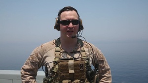 Bataan Amphibious Ready Group, 26th Marine Expeditionary Unit train in sea control with AC-130W in Arabian Gulf