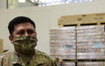 Soldier helps FIND Food Bank drivers during pandemic response