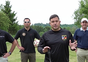 Free golf? Commander challenges everyone to beat his golf score!