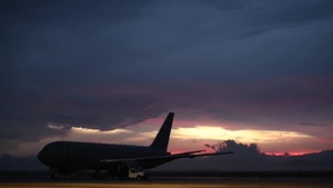 KC-46 Pegasus sunrise Altus AFB