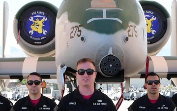 2020 Graduation A-10 Demo Team shoutout