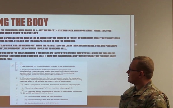 1LT Klemmetson- Memorandums