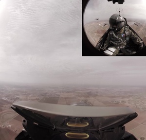 Texas Air National Guard F-16 unit performs flyovers in show of support to frontline workers during COVID-19