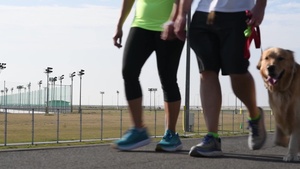 Physical activity booms at the seawall (Package/Pkg)