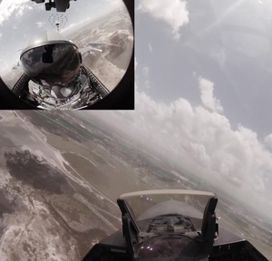 Texas Air National Guard F-16 unit performs flyovers in show of support to frontline workers during COVID-19