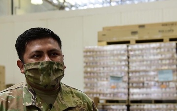 Media Edit: Soldier helps FIND Food Bank drivers during COVID-19 pandemic