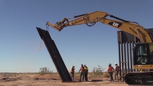 Corps continues to construct Yuma 2 border barrier