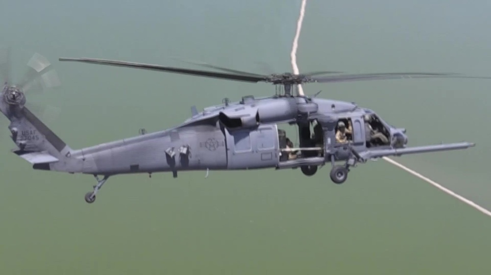 DVIDS - Video - B-Roll: 129th RQW Memorial Day flyover