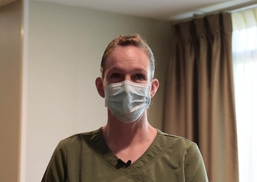 Interview: SrA Tamara Frankie, re: Cal Guard medical support to COVID-19 hotspot