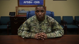 A message from the Army Field Support Battalion Charleston