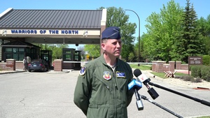 Grand Forks Air Force Base Press Conference on June 1st 2020 Shooting