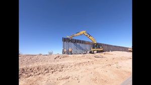 Corps continues to construct Yuma 2 border barrier