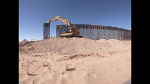 Corps continues to construct Yuma 2 border barrier