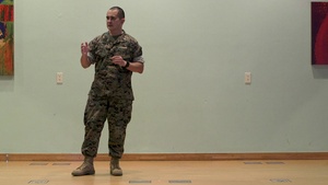 RED Talks | U.S. Navy Lt. Cmdr. Miguel Alampay speaks about Watching out for the Watchmen
