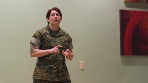 RED Talks | U.S. Navy Lt. Alicia Murray speaks about problem solving
