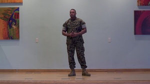 RED Talks | Gunnery Sgt. Michael Diggs speaks about alcohol use awareness