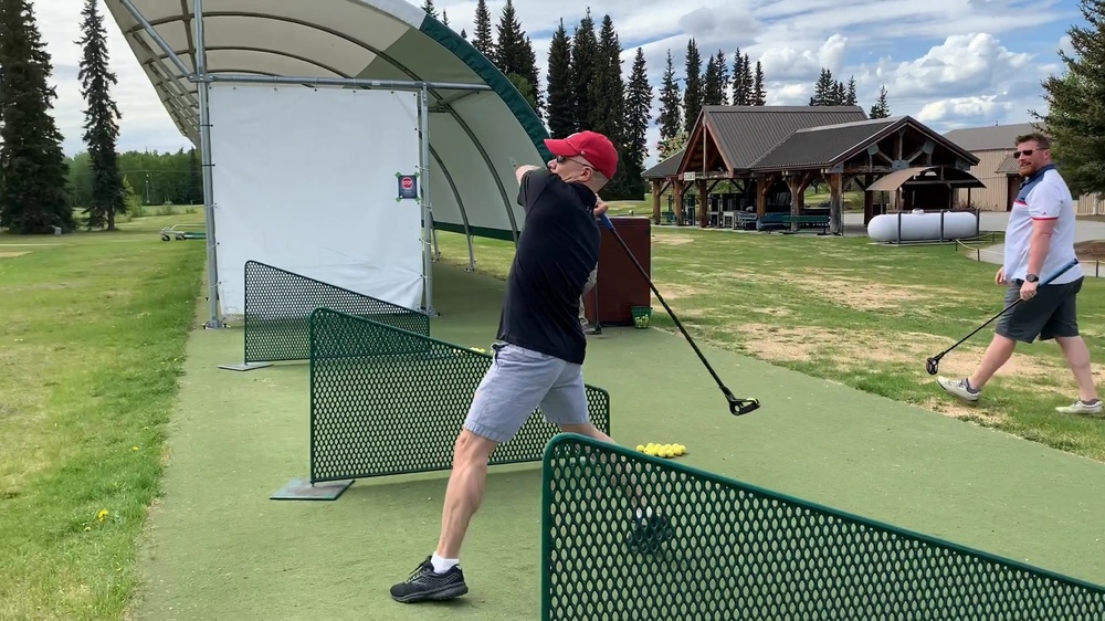 DVIDS Video Fort Wainwright golf course brings in new FlingGolf