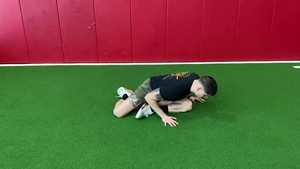 Side Sitting and Lean Forward Stretch