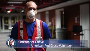 Minnesota National Guard provides security at temporary Red Cross relief site