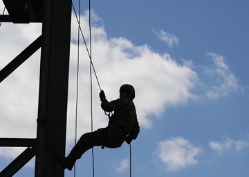 Rappelling Tower Training