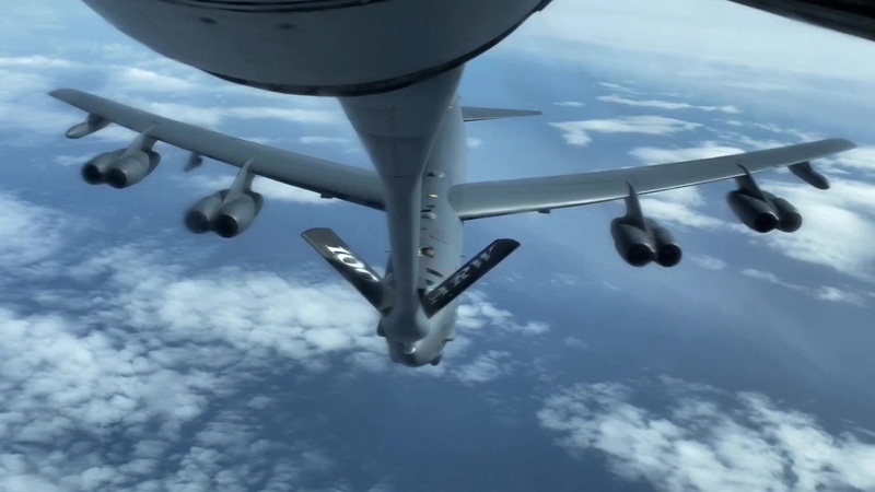 100th ARW fuels B-52 off Norwegian coast