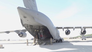 Alaska Air National Guard loads HH-60 Pave Hawks into C-17 Globemaster III
