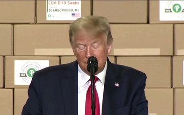 President Trump Delivers Remarks at Puritan Medical Products