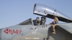 44th Expeditionary Fighter Squadron at Prince Sultan Air Base - B-Roll