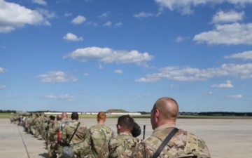 Utah and Mississippi Army National Guard members depart JB Andrews following civil unrest response efforts
