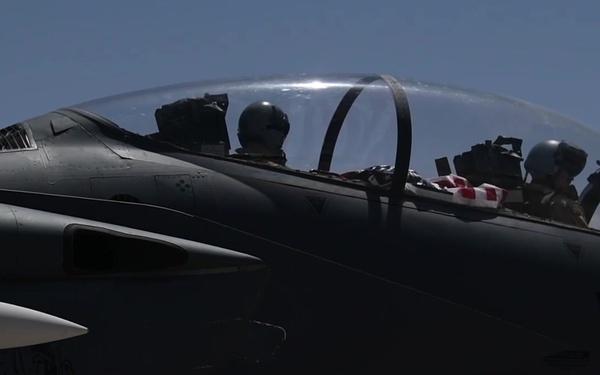 332 AEW Vice Commander Col Mead Fini Flight B-Roll
