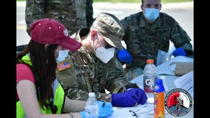 Michigan Guard conducts COVID testing in Sturgis & Battle Creek, MI