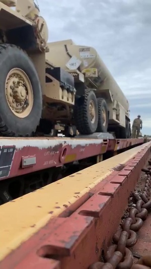 Rail operations prior to deployment