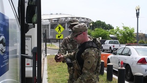 Guardsmen assist the Civil Disturbance Mission