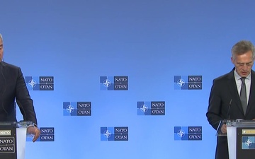 Visit to NATO by the President of Montenegro - joint press conference
