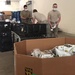Guardsmen Packing Support for local Food Bank