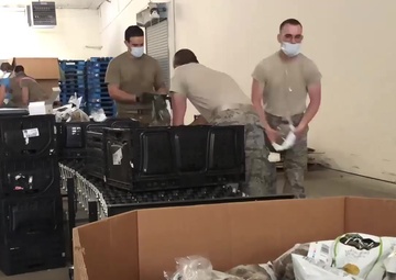Texas Air National Guardsmen Support Area Foodbanks