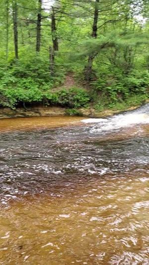 Trout Falls at Fort McCoy's Pine View Recreation Area
