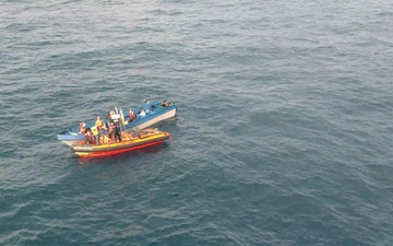Coast Guard Cutter Active interdicts suspected smuggling vessel in the Eastern Pacific Ocean; 2,000 pounds of cocaine seized