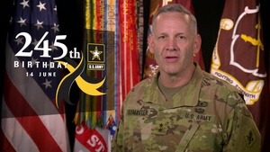 MEDCoE Command team Army Birthday Message