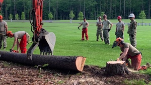 157th Civil Engineers train and support State Veterans Cemetery