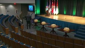 245th Army Birthday Cake Cutting