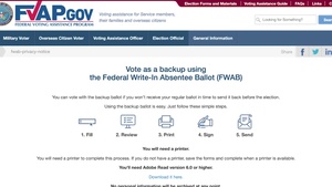 Federal Voting Assistance Program VAO Virtual Workshop