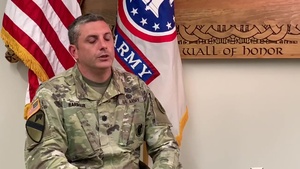 Lt. Col Barbour's Army Birthday Interview and New Recruits Enlistment Ceremony