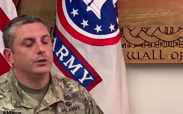 Lt. Col Barbour's Army Birthday Interview and New Recruits Enlistment Ceremony