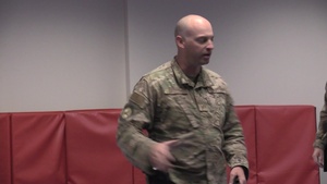 136th Airlift Wing Security Forces Squadron conduct tourniquet training