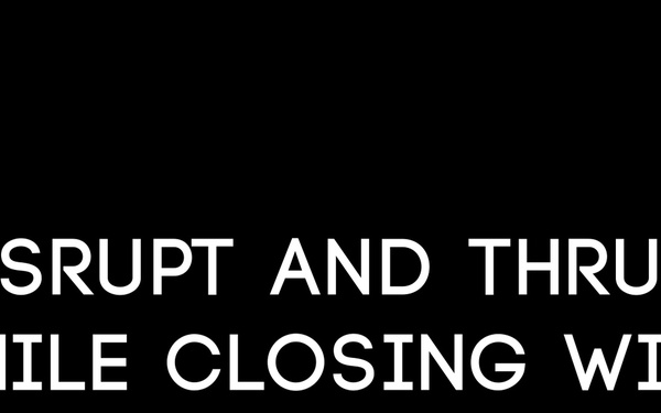 Disrupt and Thrust While Closing With a Static Opponent