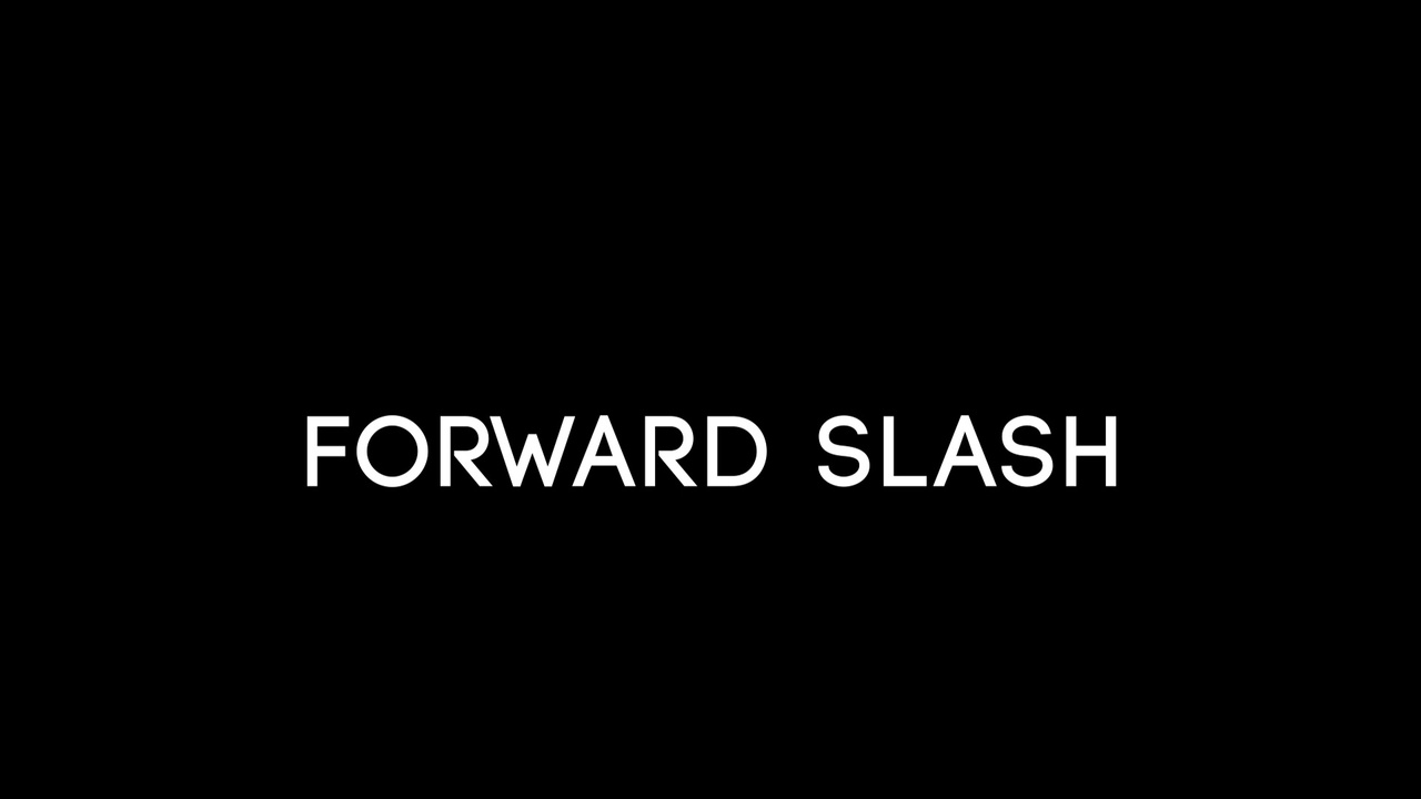 Forward Slash Symbol (/)