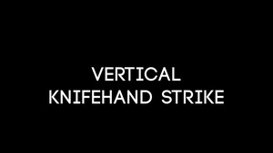 Vertical Knife Hand Strike