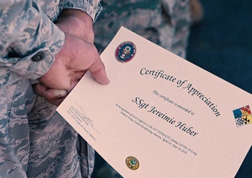 Oklahoma National Guard’s civil support team commander recognizes Airmen for COVID-19 response